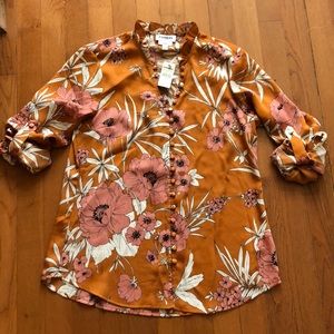 Express Portofino Patterned Blouse